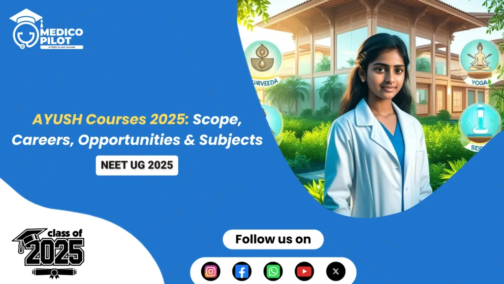 Ayush courses 2025, Ayush medical courses, Neet exam 2025, ayush courses, ayush scope, medicopilot