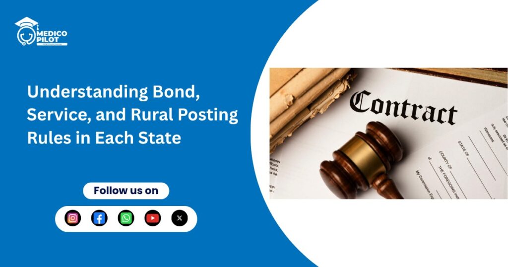 Rural Posting Rules in Each State, understanding bond and services, understanding bond