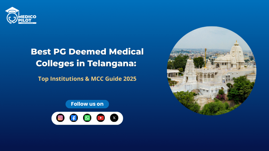 Modern building composite PG deemed medical colleges in Telangana 2025,